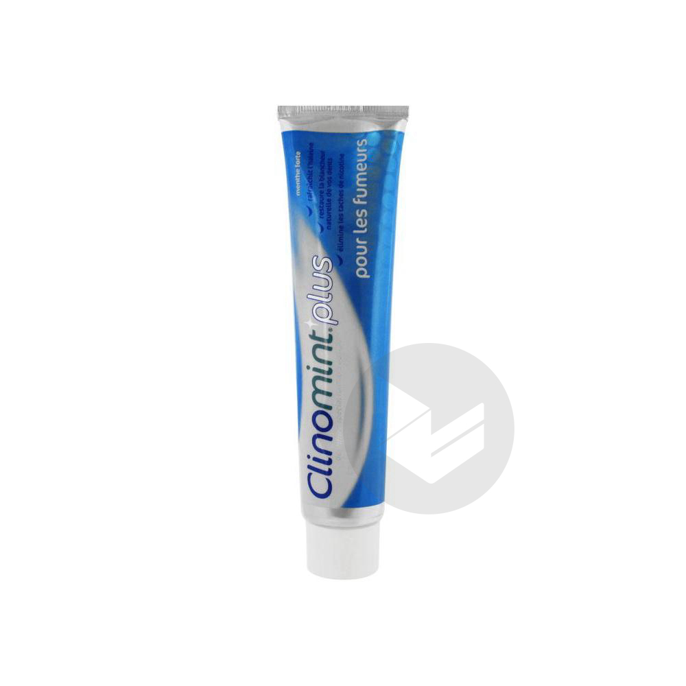 CLINOMINT PLUS Pâte dentifrice fluor spécial fumeur T/75ml