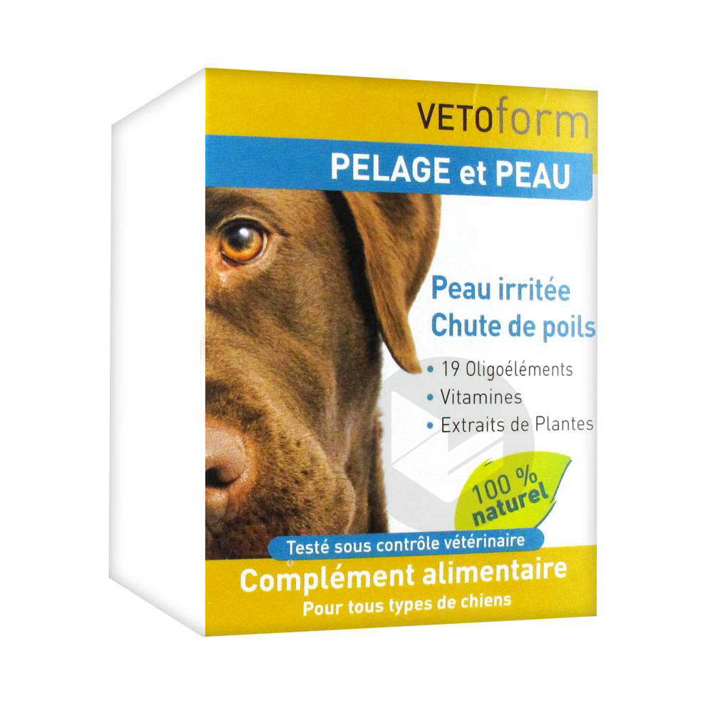 Pelage et Peau Complément Alimentaire Chiens 100g