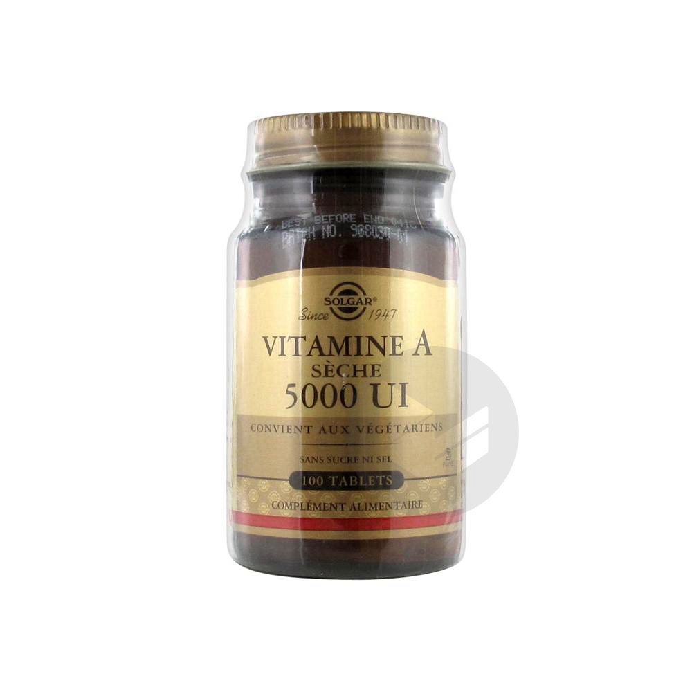 SOLGAR Vitamine A et C Gél Pot/100