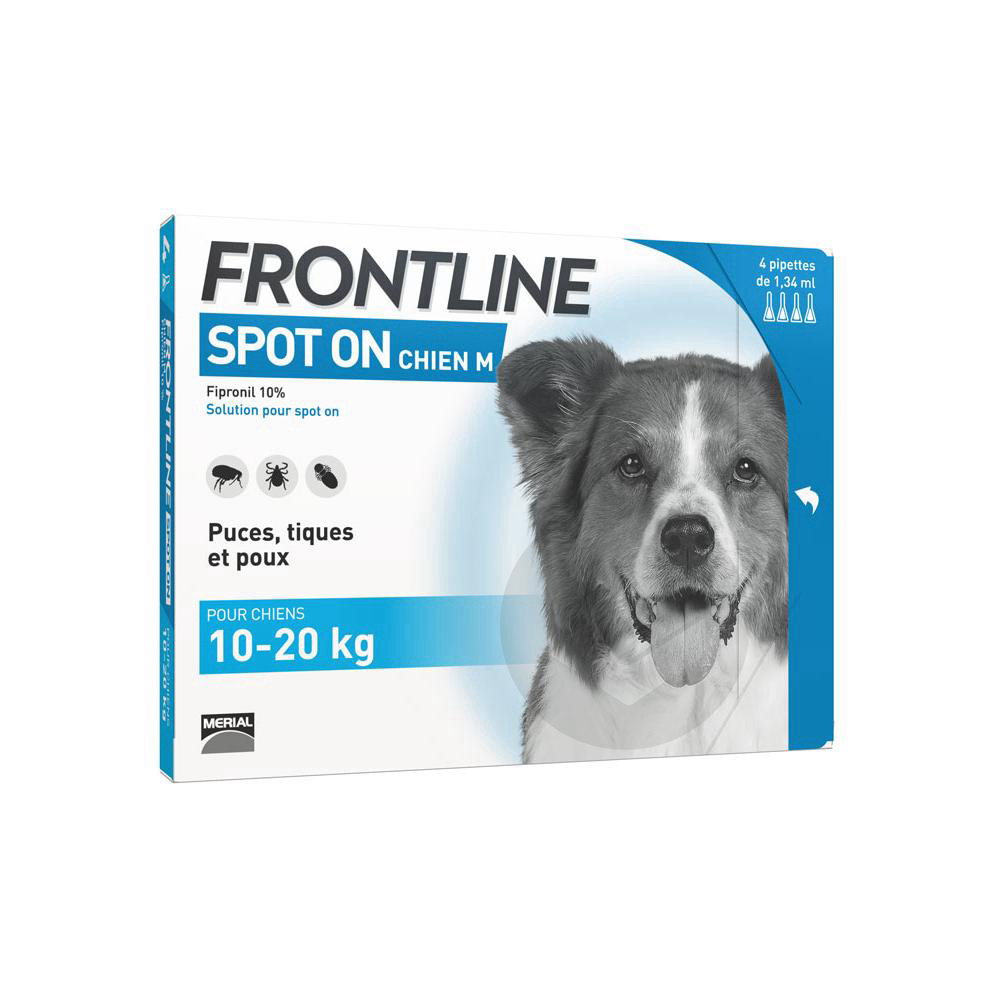 FRONTLINE S ext chien 10-20kg 4Doses