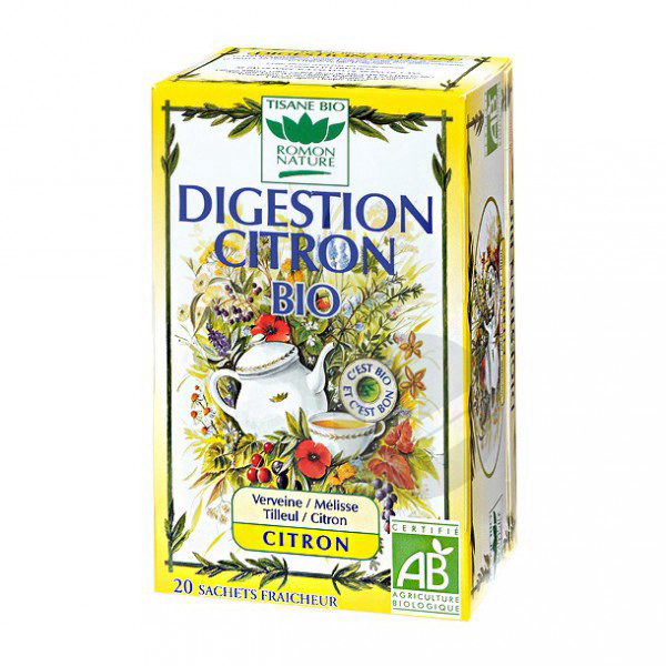 Tisane Digestion Citron Bio - 20 sachets