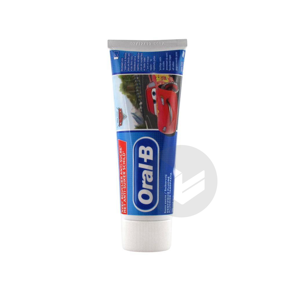 Oral-B Kids Dentifrice Fluoré sans Sucre 3 Ans et + 75 ml