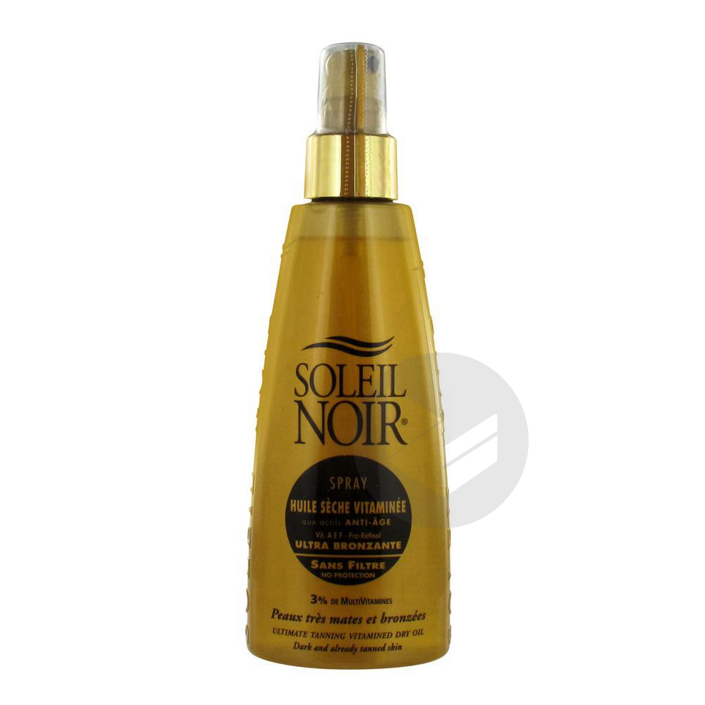 SOLEIL NOIR Huile sèche vitaminée ultra bronzante Spray/150ml