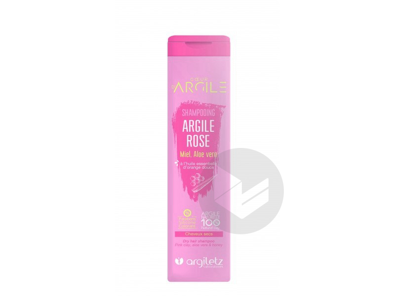 Argiletz Coeur d'Argile Shampooing Argile Rose 200 ml