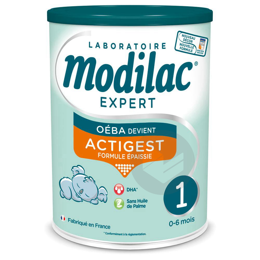 Modilac Expert Actigest 1 De 0 à 6 Mois 800 g