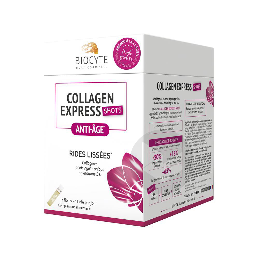 Biocyte Collagen Express Shots 12 Fioles