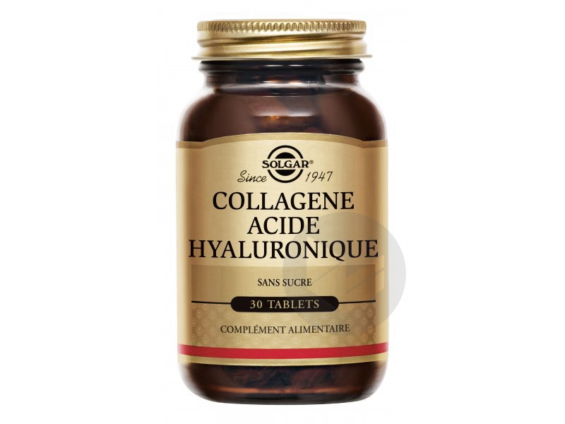 Collagène acide hyaluronique sans sucre 30 comprimés