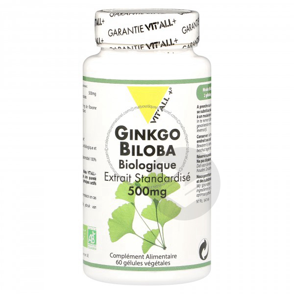Ginkgo Biloba Bio - 60 gélules