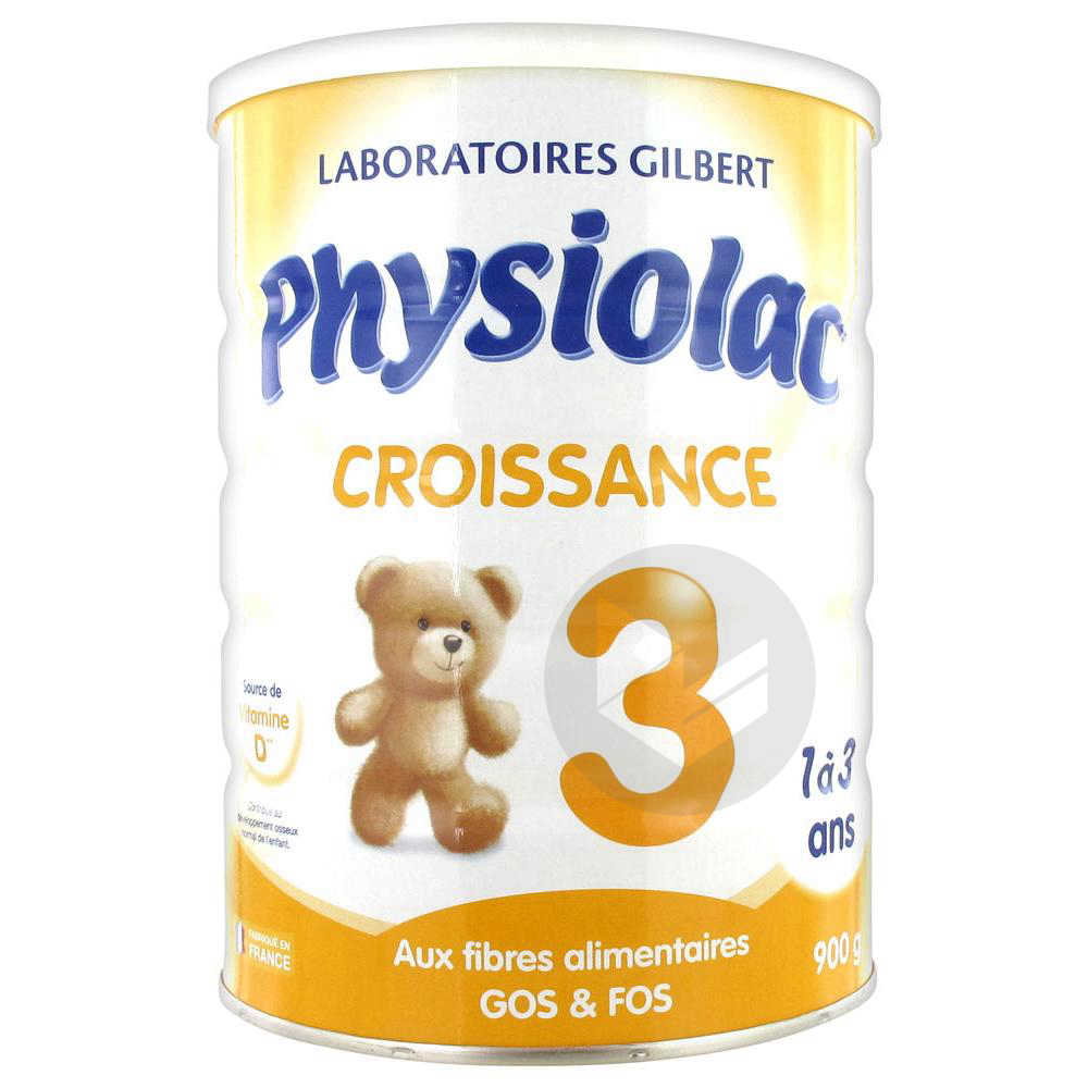 PHYSIOLAC CROISSANCE 3 Lait pdre B/900g