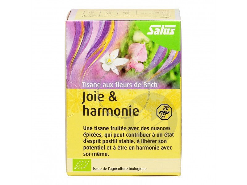 Tisane Joie et Harmonie Fleurs de Bach  - 15 sache ts