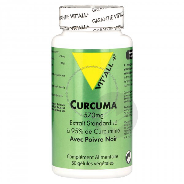 Curcuma + poivre noir - 60 capsules