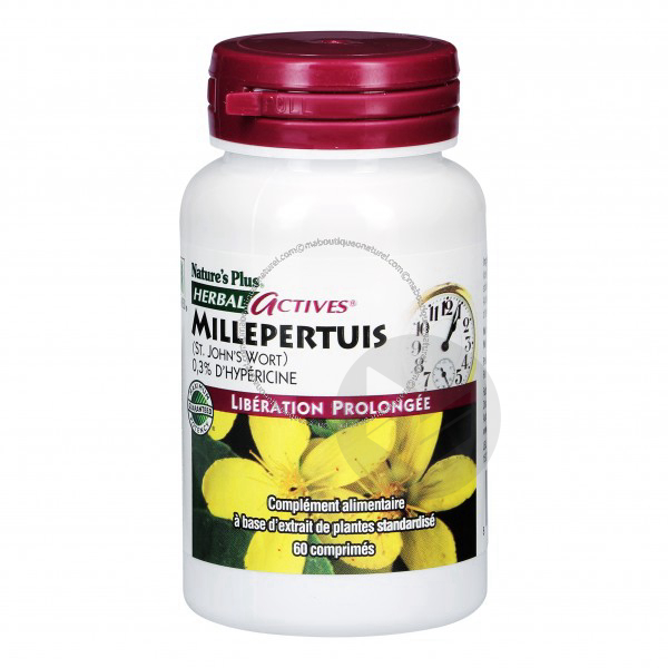 Millepertuis 233 mg Herbal Actives - 60 comprimés