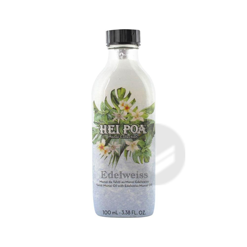 Hei Poa Monoï de Tahiti au Monoï Edelweiss 100 ml