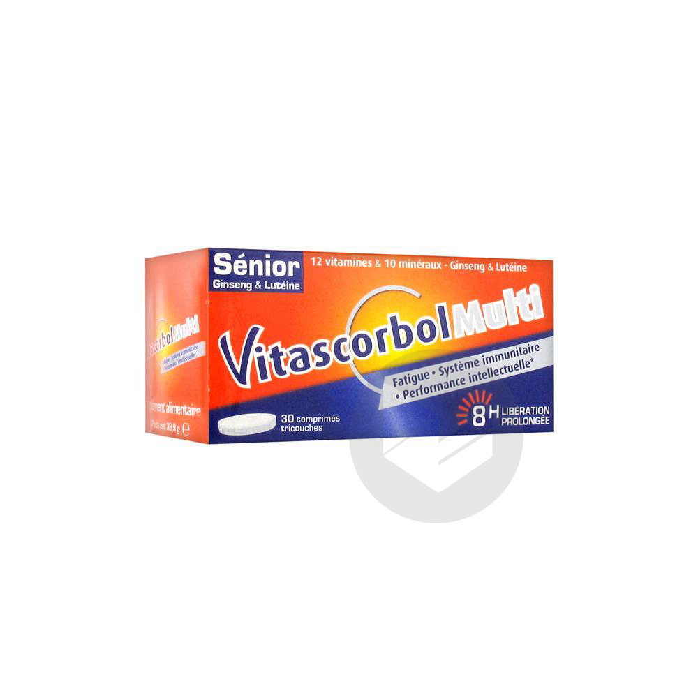Vitascorbol Multi Senior 30 comprimés