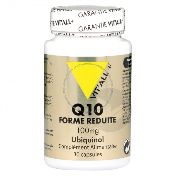 Ubiquinol Co-enzyme Q10 réduit 100 mg - 30 capsule s
