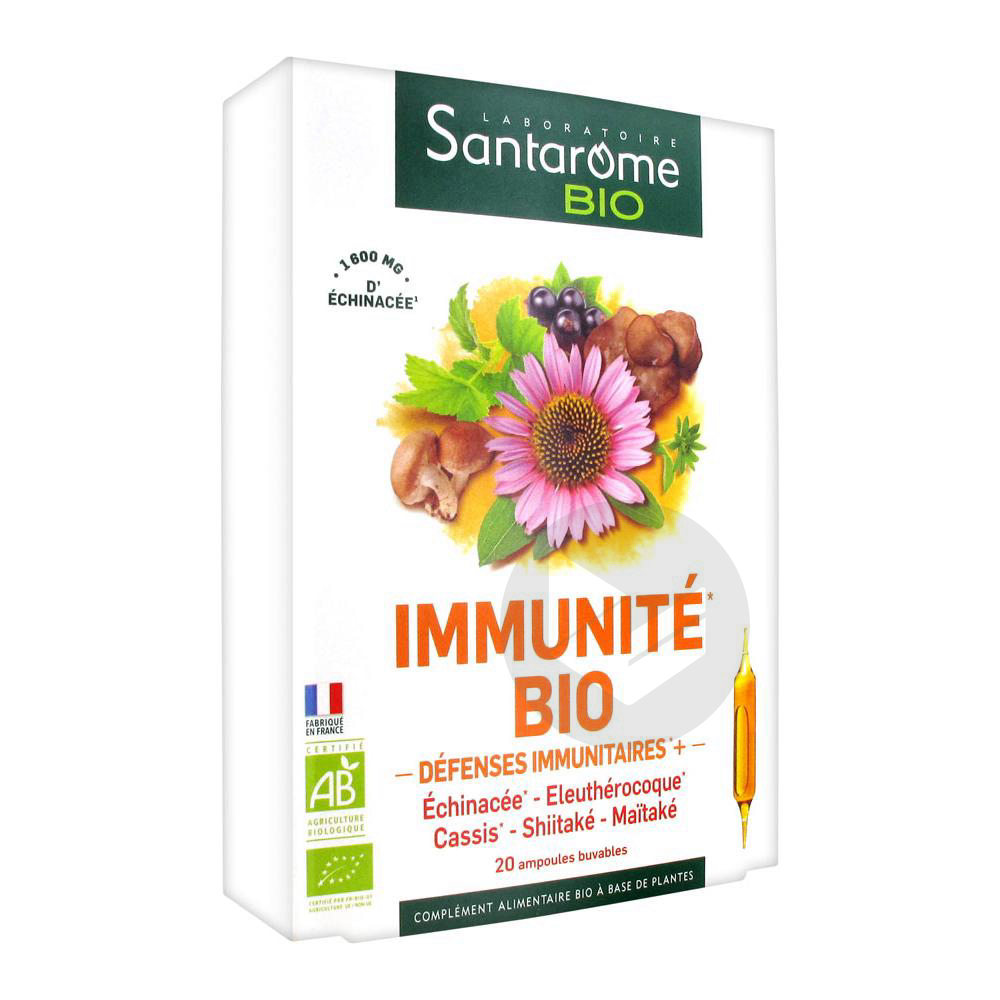 SANTAROME BIO S buv immunité 20Amp/10ml