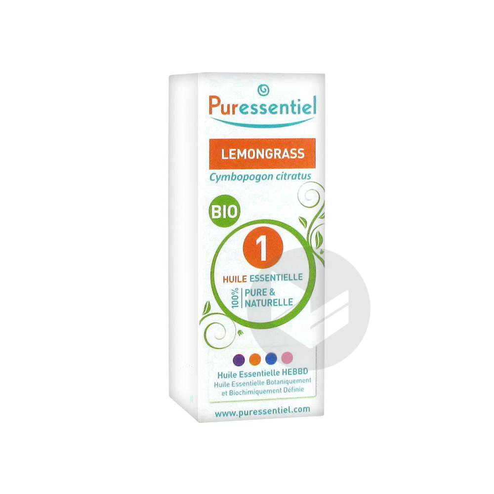 PURESSENTIEL EXPERT Huile essentielle bio Lemongrass Fl/10ml