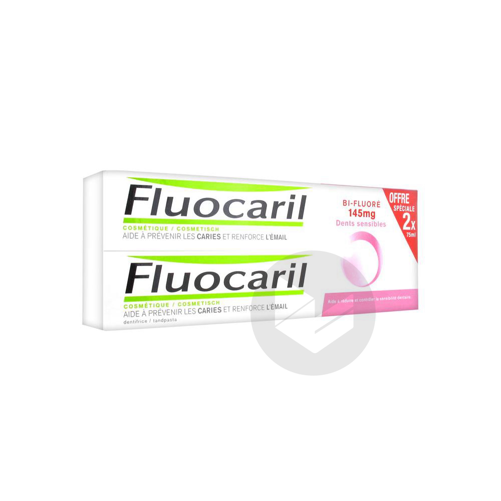 FLUOCARIL BI-FLUORE 145 mg Pâte dentifrice dents sensibles 2T/75ml