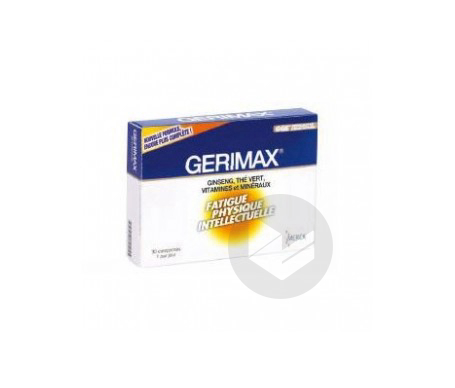 Gerimax 30 comprimés