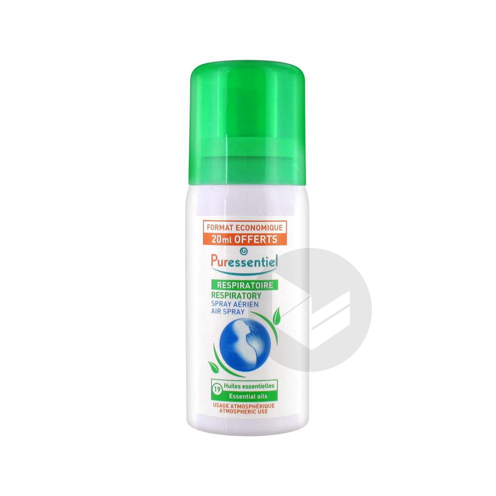 PURESSENTIEL RESPIRATOIRE Spray aérien 19 huiles essentielles Fl/60ml