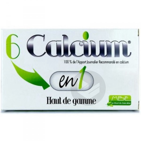 6 calcium en 1 - 60 comprimés