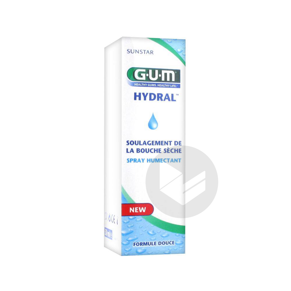 GUM HYDRAL Spray humectant bouche sèche Fl/50ml
