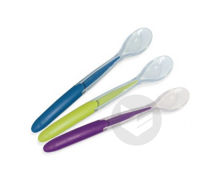 Nuk Cuillères Douces Silicone Easy Learning lot de 3