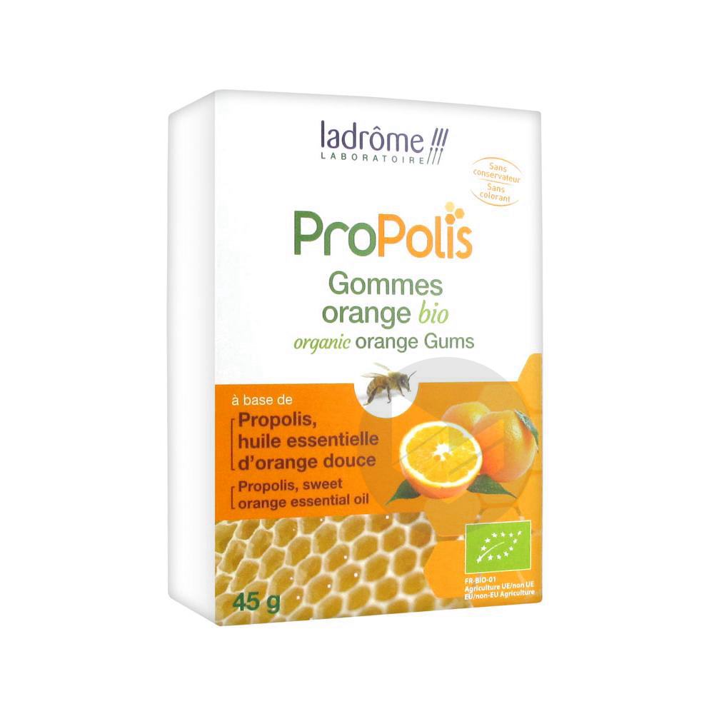 Propolis Gommes Orange Bio 45g