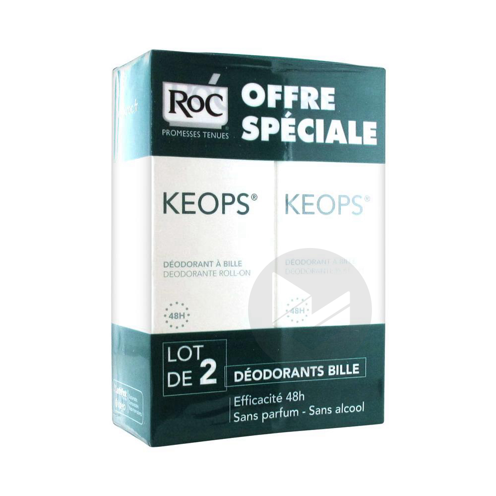 KEOPS Déodorant sans alcool 2Billes/30ml