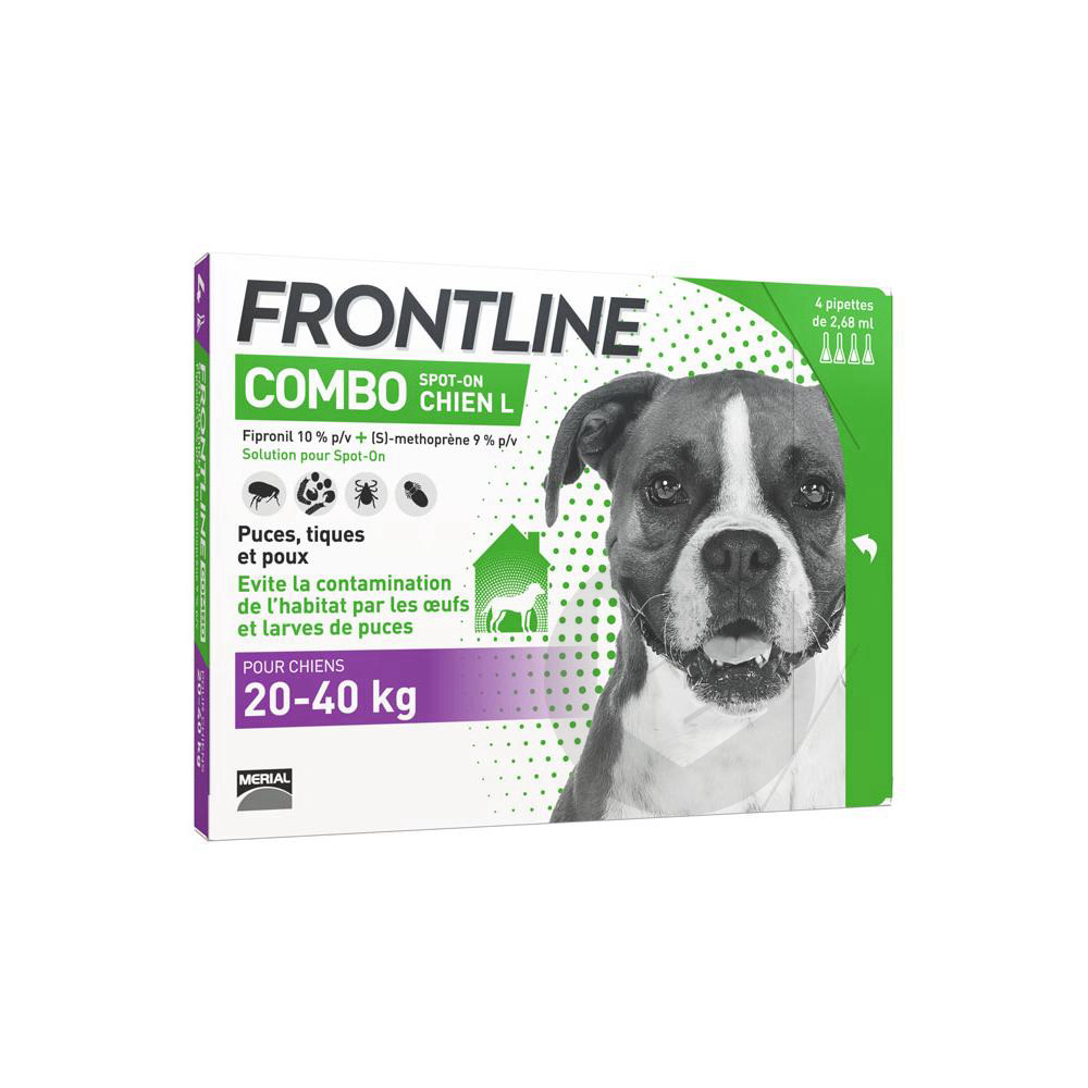 FRONTLINE COMBO S ext chien 20-40kg 4Doses
