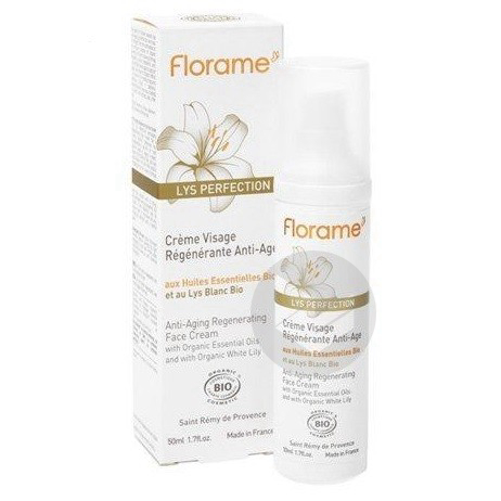 Crème visage régénérante anti-âge Bio - 50 ml