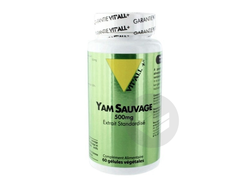 Yam Sauvage 500 mg Extrait - 60 gélules