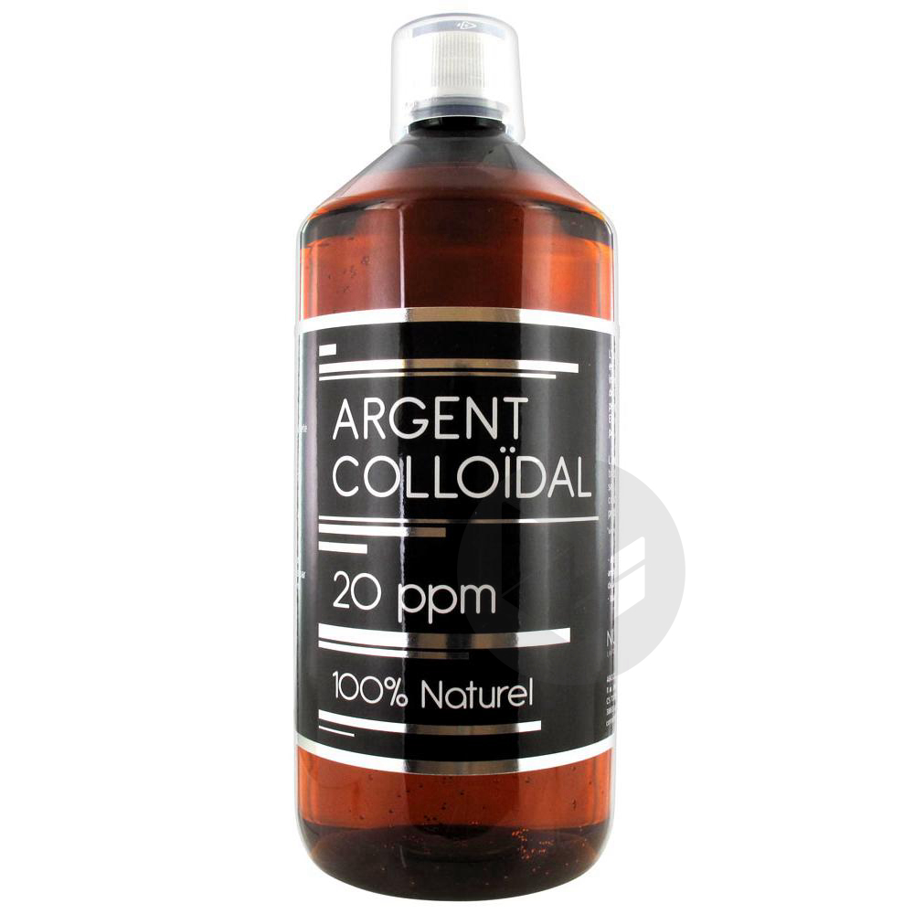Aquasilice Argent Colloïdal 20 ppm 100% Naturel 1 L