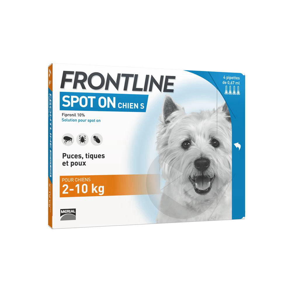 FRONTLINE S ext chien 2-10kg 4Doses