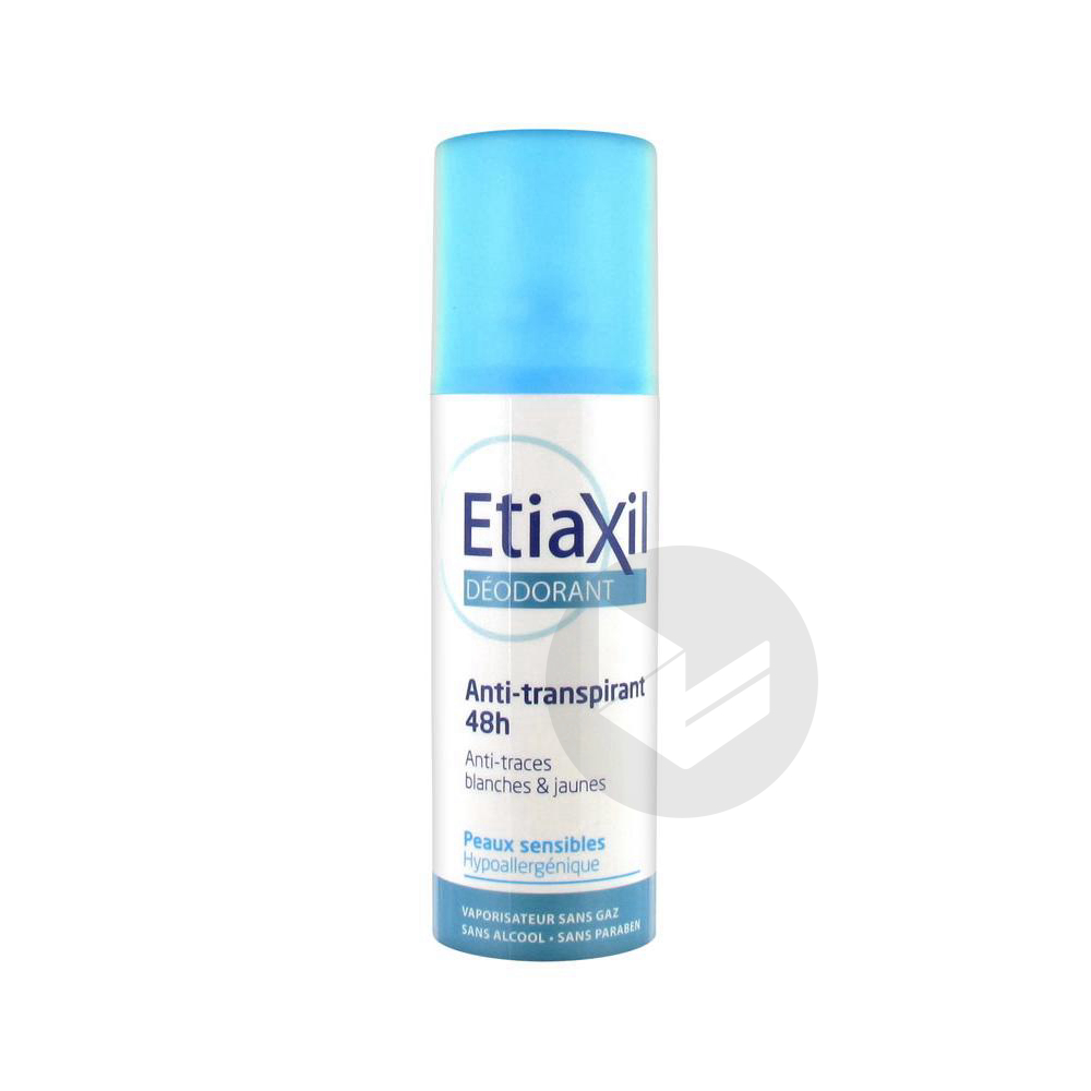 ETIAXIL ANTITRANSPIRANT Déodorant 48H Spray/100ml