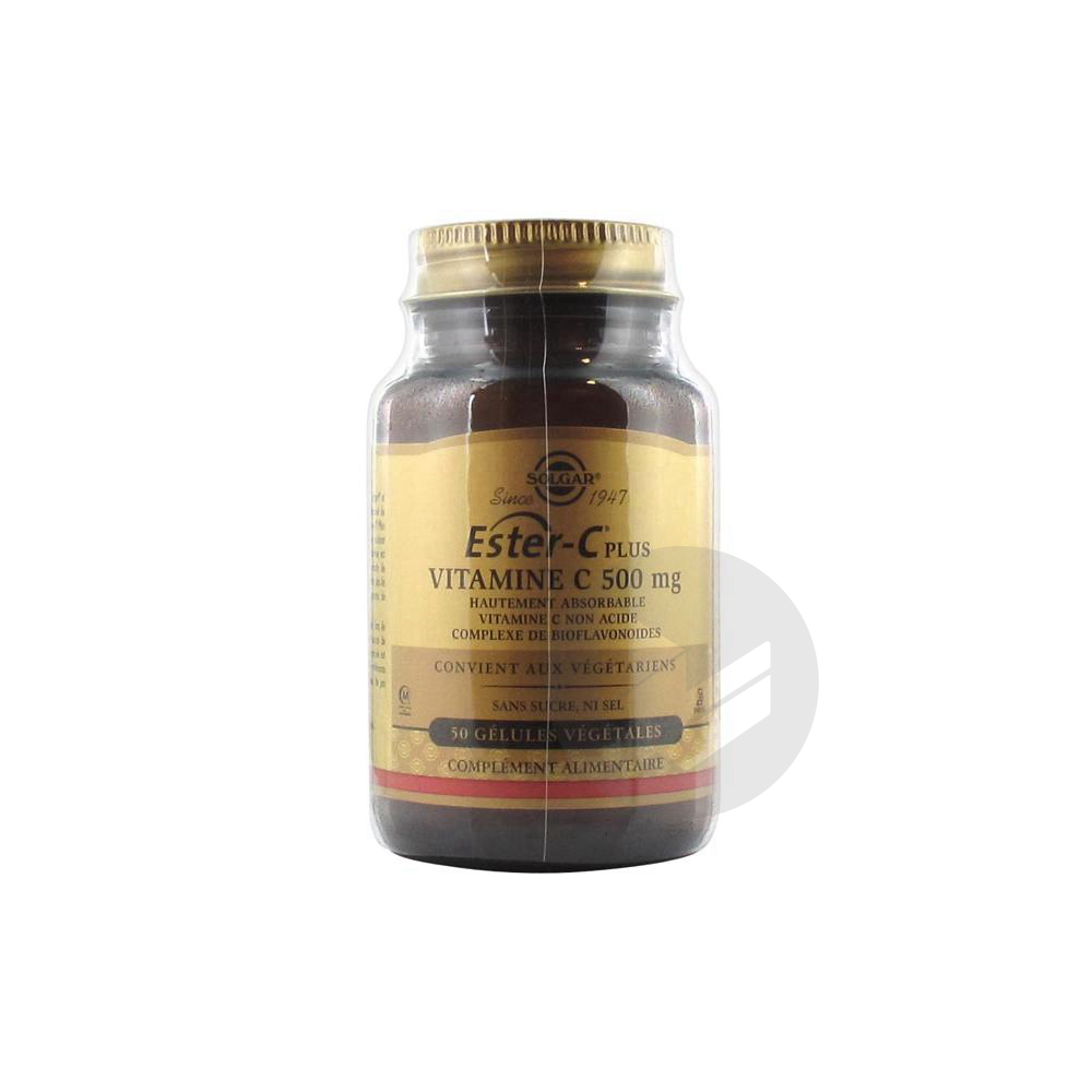 Ester-C Plus 500 Vitamine C 50 Gélules