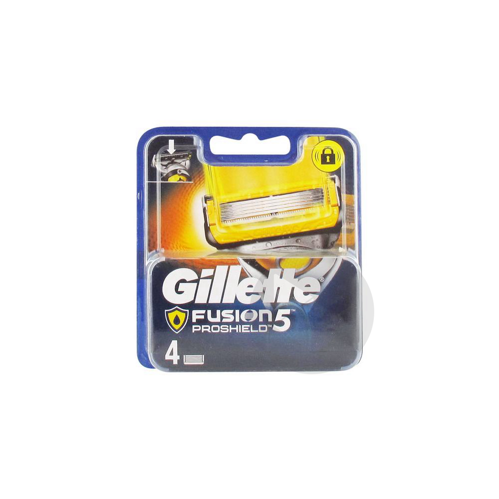 Gillette Fusion 5 Proshield 4 Lames