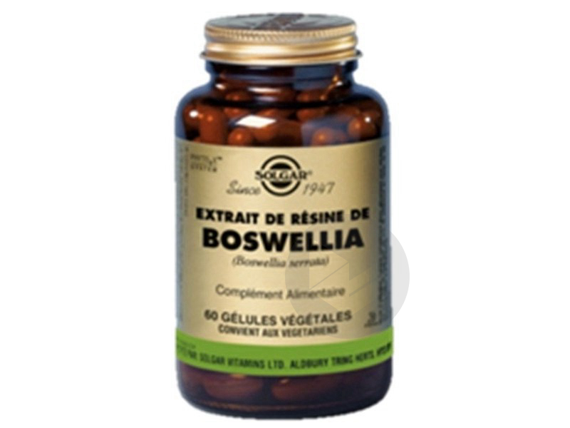 Boswellia extrait standardisé - 60 gélules végétal es