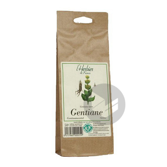Gentiane Racine - Sachet 50 g