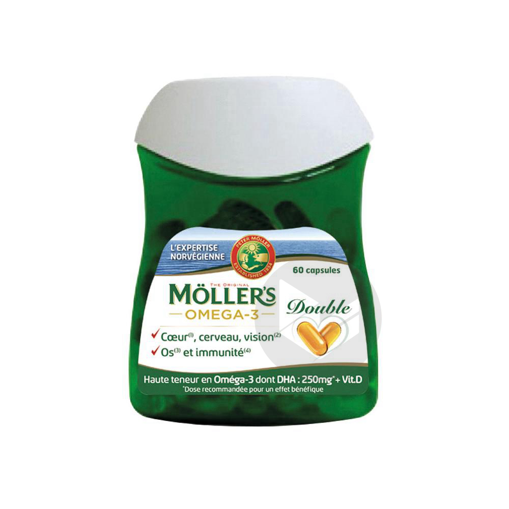 Möller's Omega-3 Double 60 Capsules
