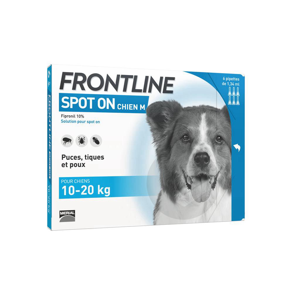 FRONTLINE S ext chien 10-20kg 6Doses