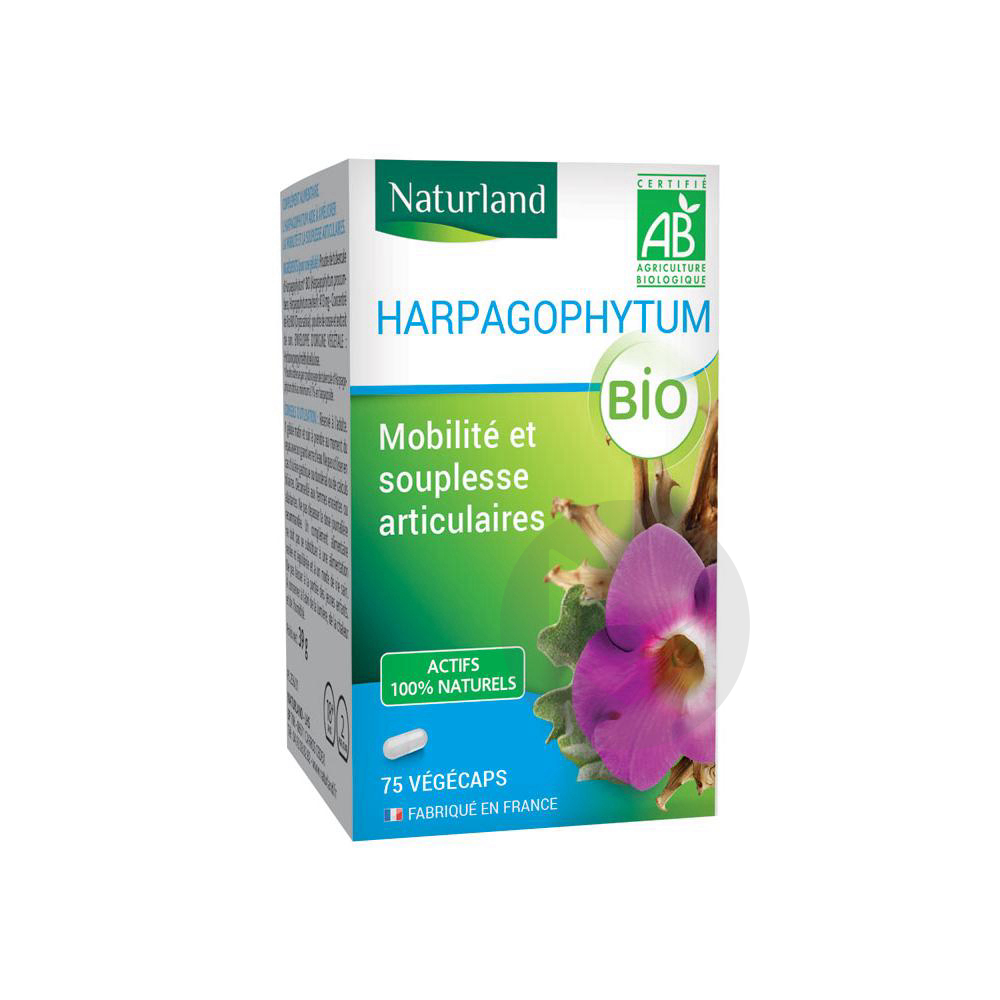 Naturland Harpagophytum Bio 75 Végécaps