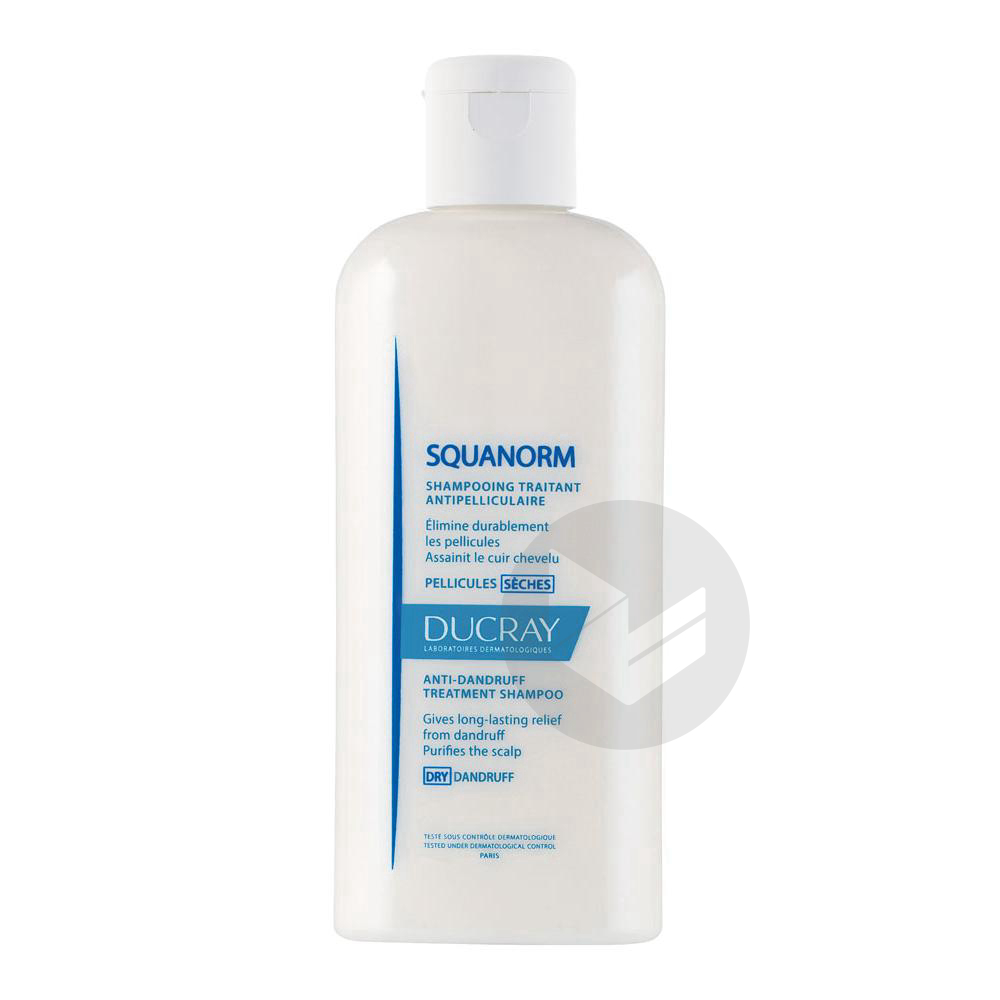 SQUANORM Shampooing pellicules sèches Fl/200ml