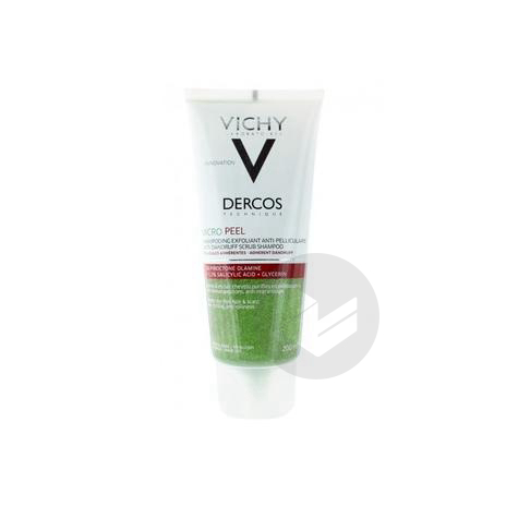 DERCOS TECHNIQUES Shampooing antipelliculaire micropeel Fl/200ml