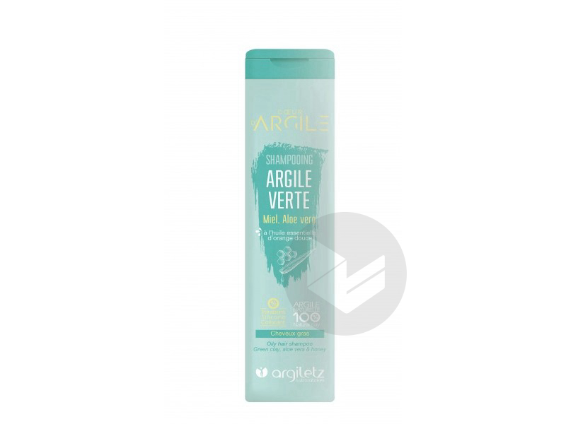 Argiletz Coeur d'Argile Shampooing Argile Verte 200 ml