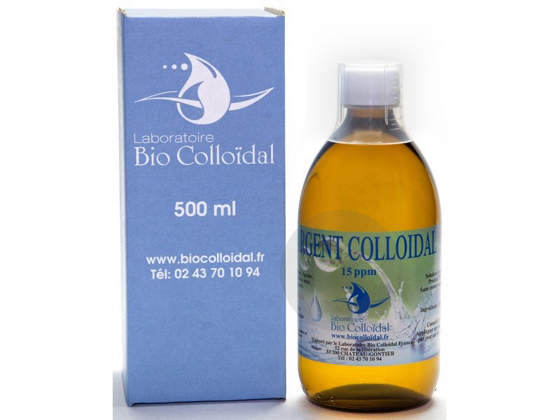 Argent colloidal 15 ppm - 500 ml