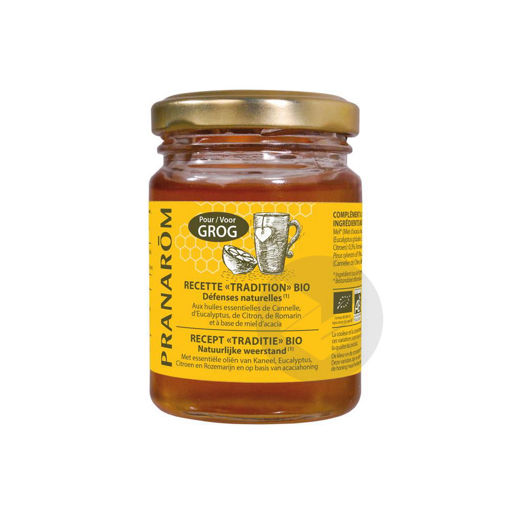 PRANAROM Grog miel aux huiles essentielles bio Fl/100ml