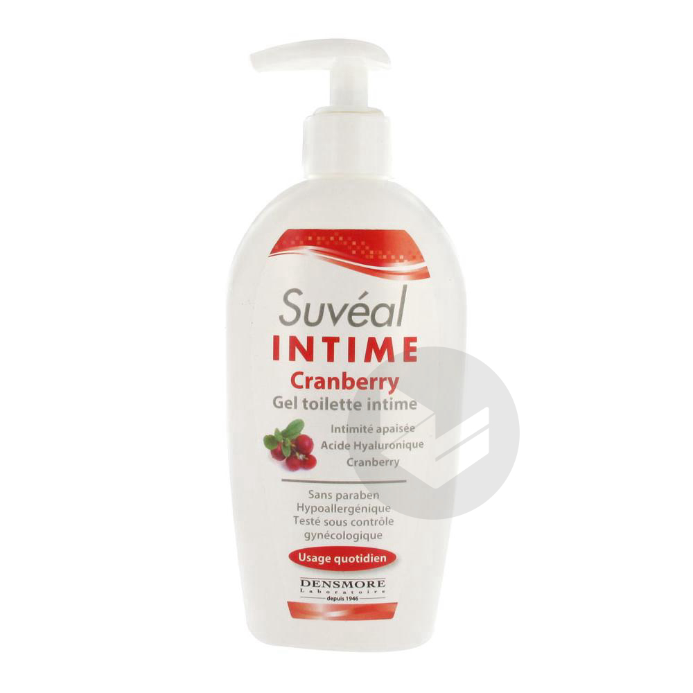 SUVEAL INTIME CRANBERRY Gel toilette intime Fl pompe/200ml