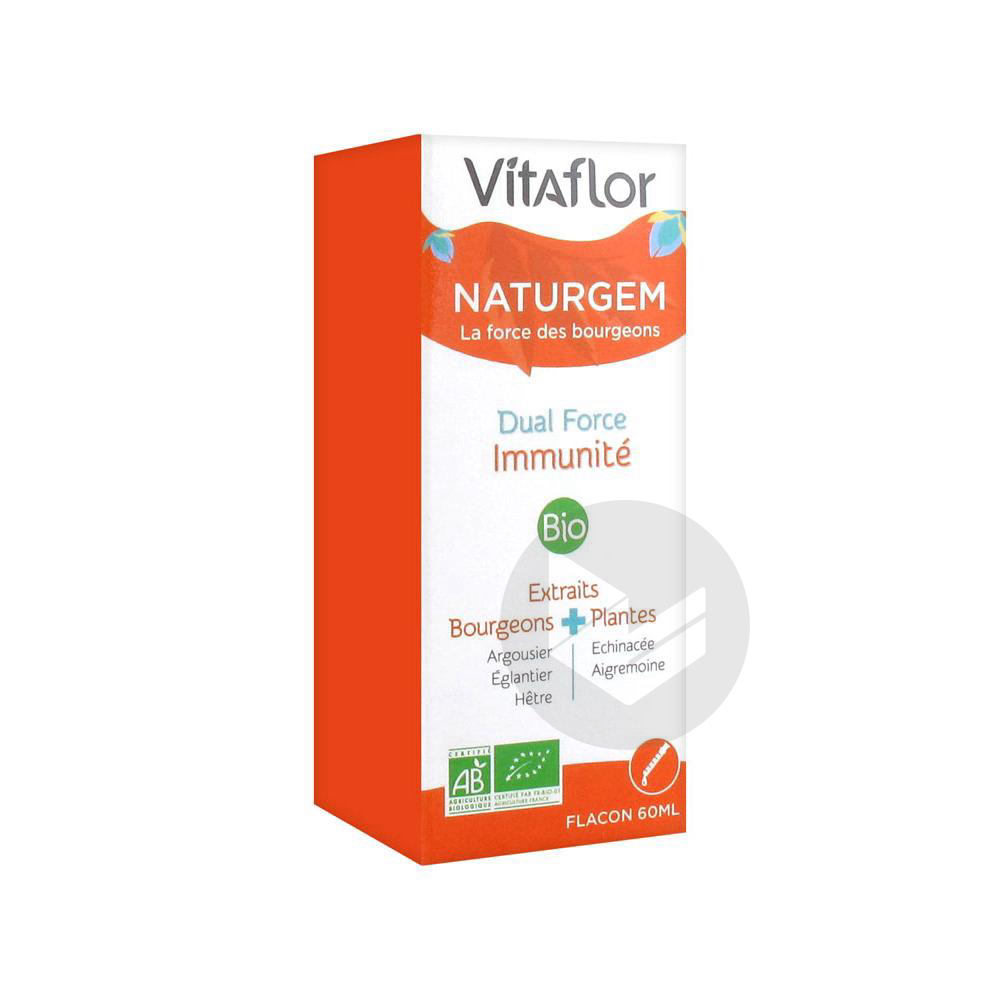 Vitaflor Naturgem Dual Force Immunité Bio 60 ml