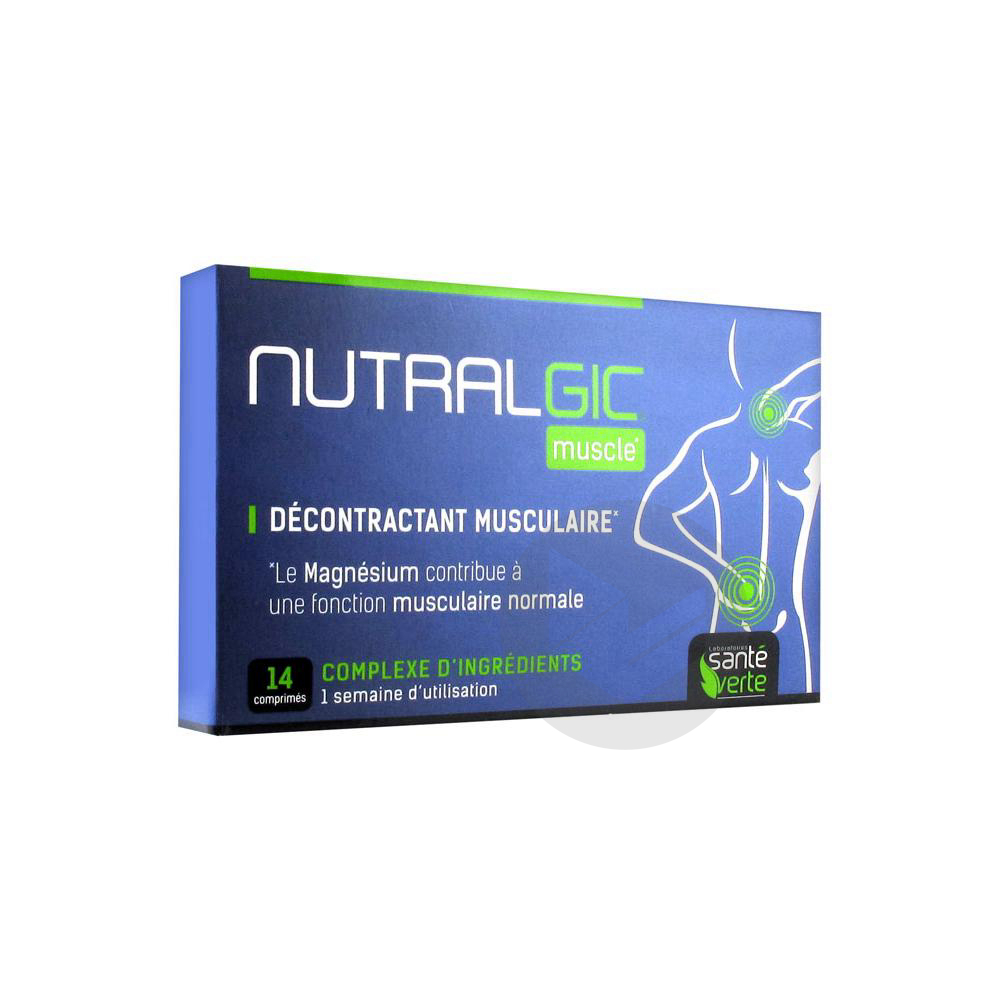 NUTRALGIC MUSCLE Cpr décontractant musculaire B/14